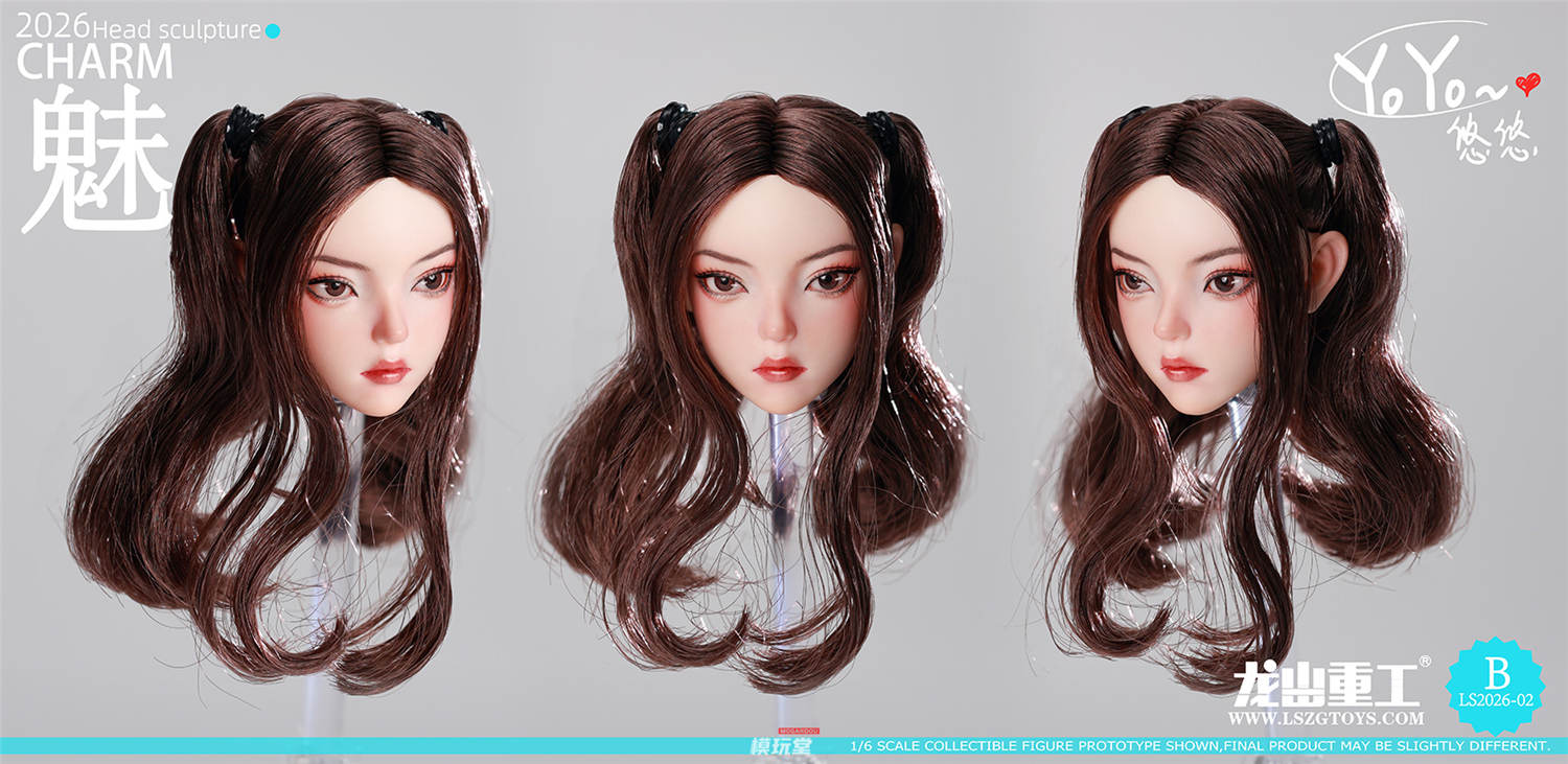 予約 龍山重工 1/6 ヨーヨー アクション フィギュア用 ヘッド LSZG2026