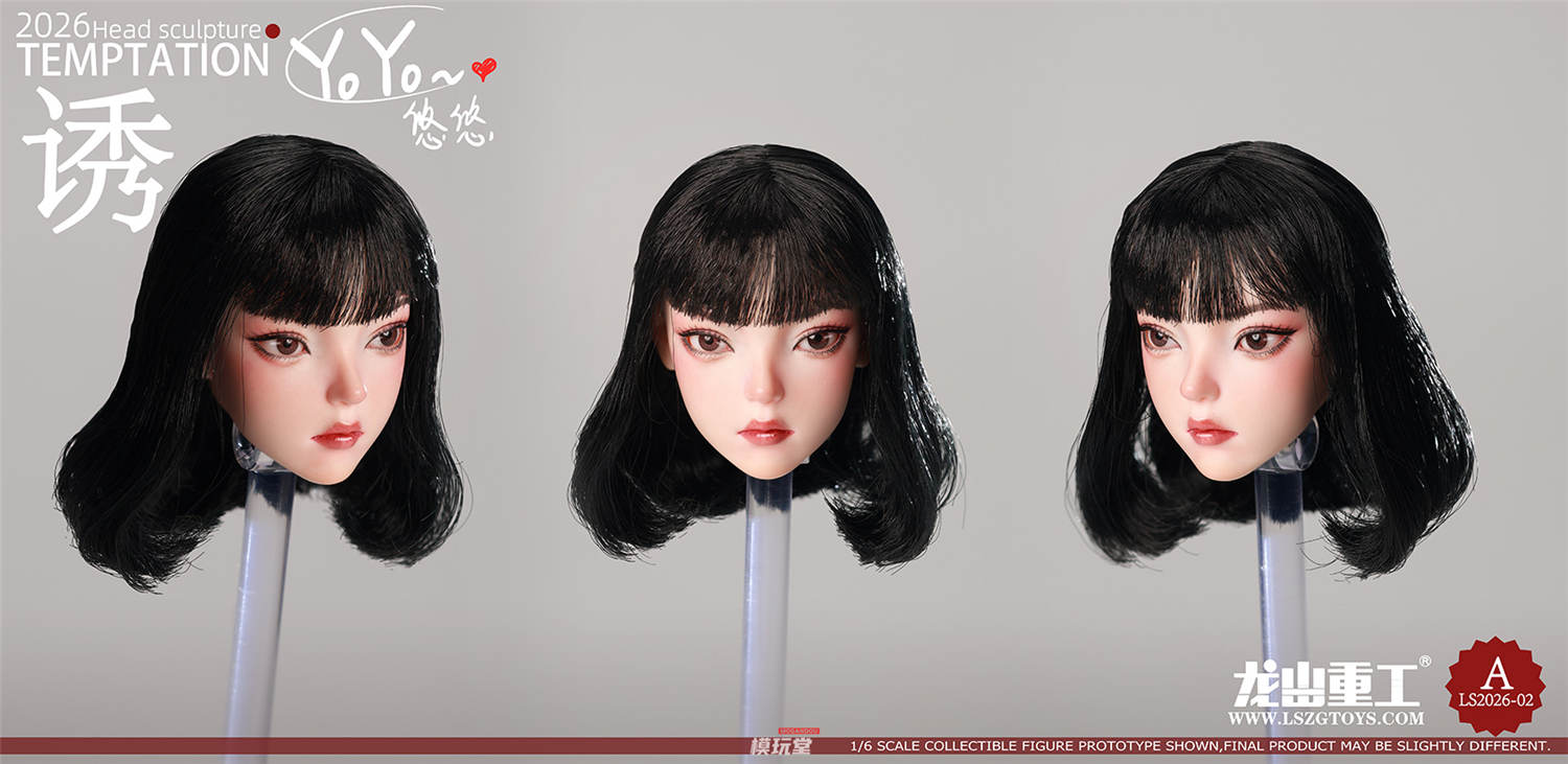 予約 龍山重工 1/6 ヨーヨー アクション フィギュア用 ヘッド LSZG2026