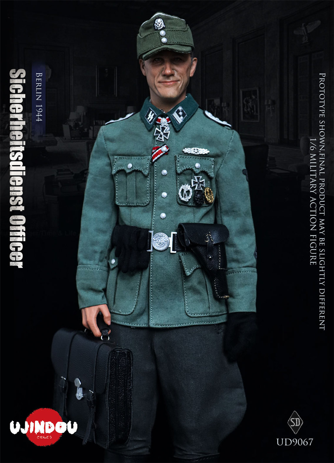 1/6 フィギュア　トミーリー・ジョーンズ　連邦保安官　追跡者 予約 UJINDOU 1/6 SD将校 ベルリン 1944 UD9067 Sicherheitsdienst