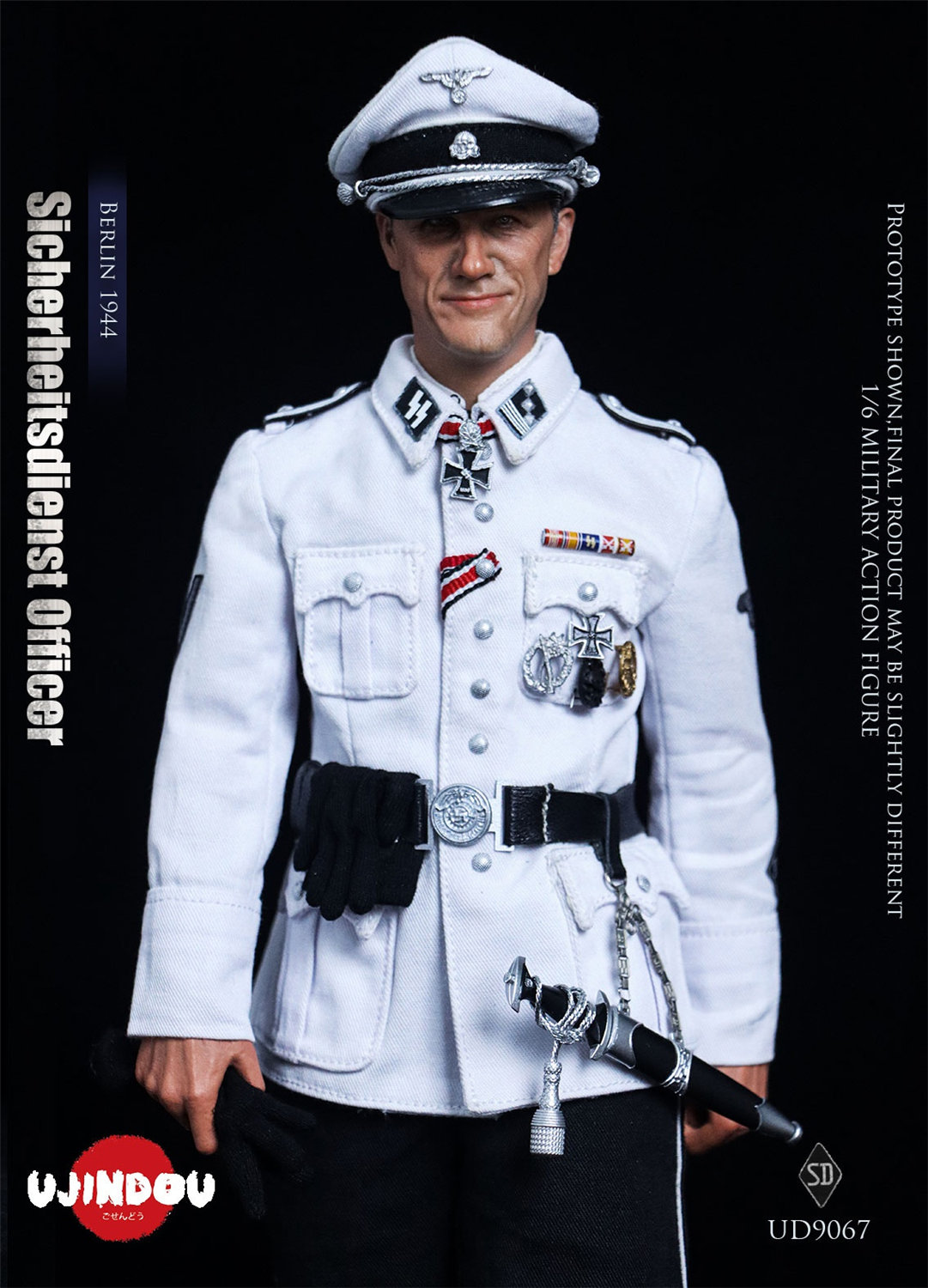 予約 UJINDOU 1/6 SD将校 ベルリン 1944 UD9067 Sicherheitsdienst