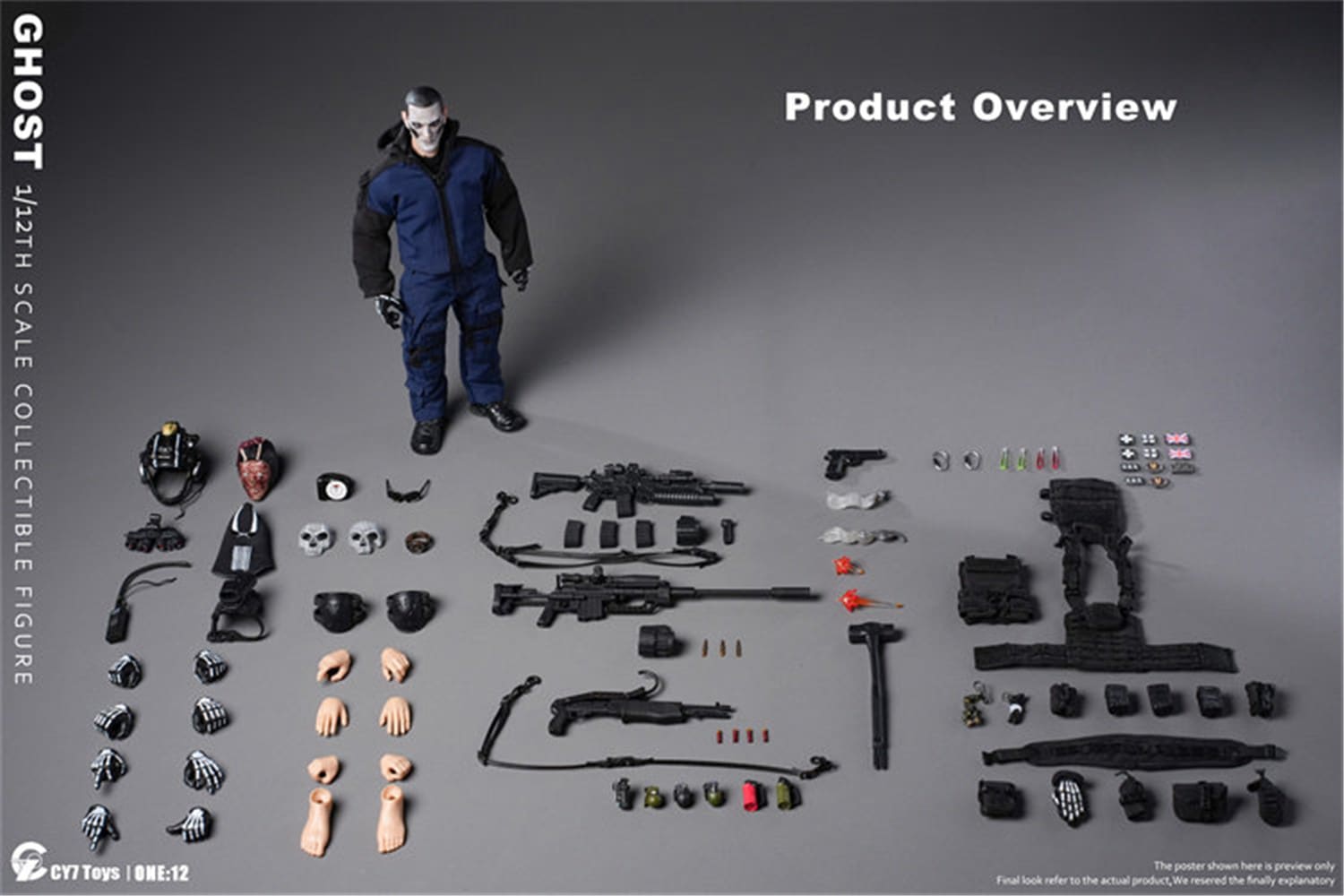 予約 CY7 Toys 1/12 ナイトゴースト タクティカル Night Ghost
