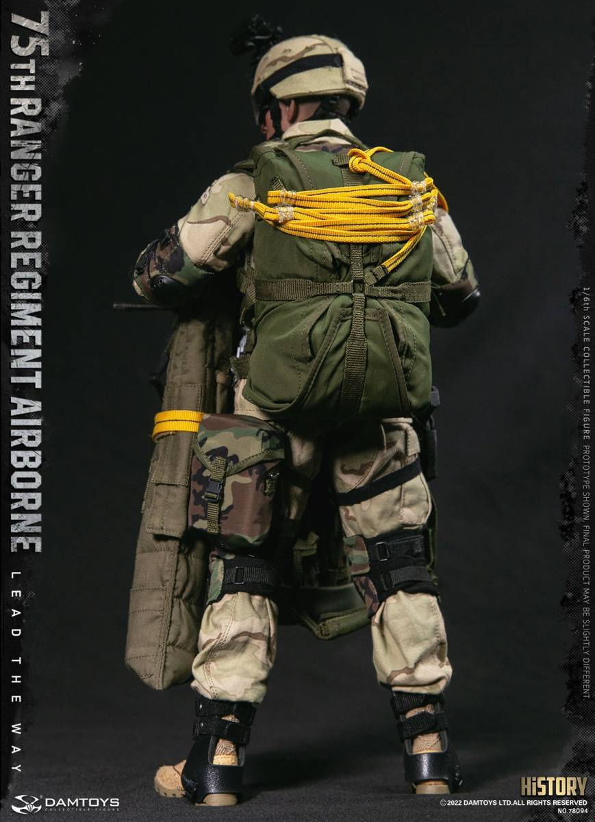 DAMTOYS 1/6 US陸軍 第75レンジャー連隊 エアボーン 未開封新品 78094