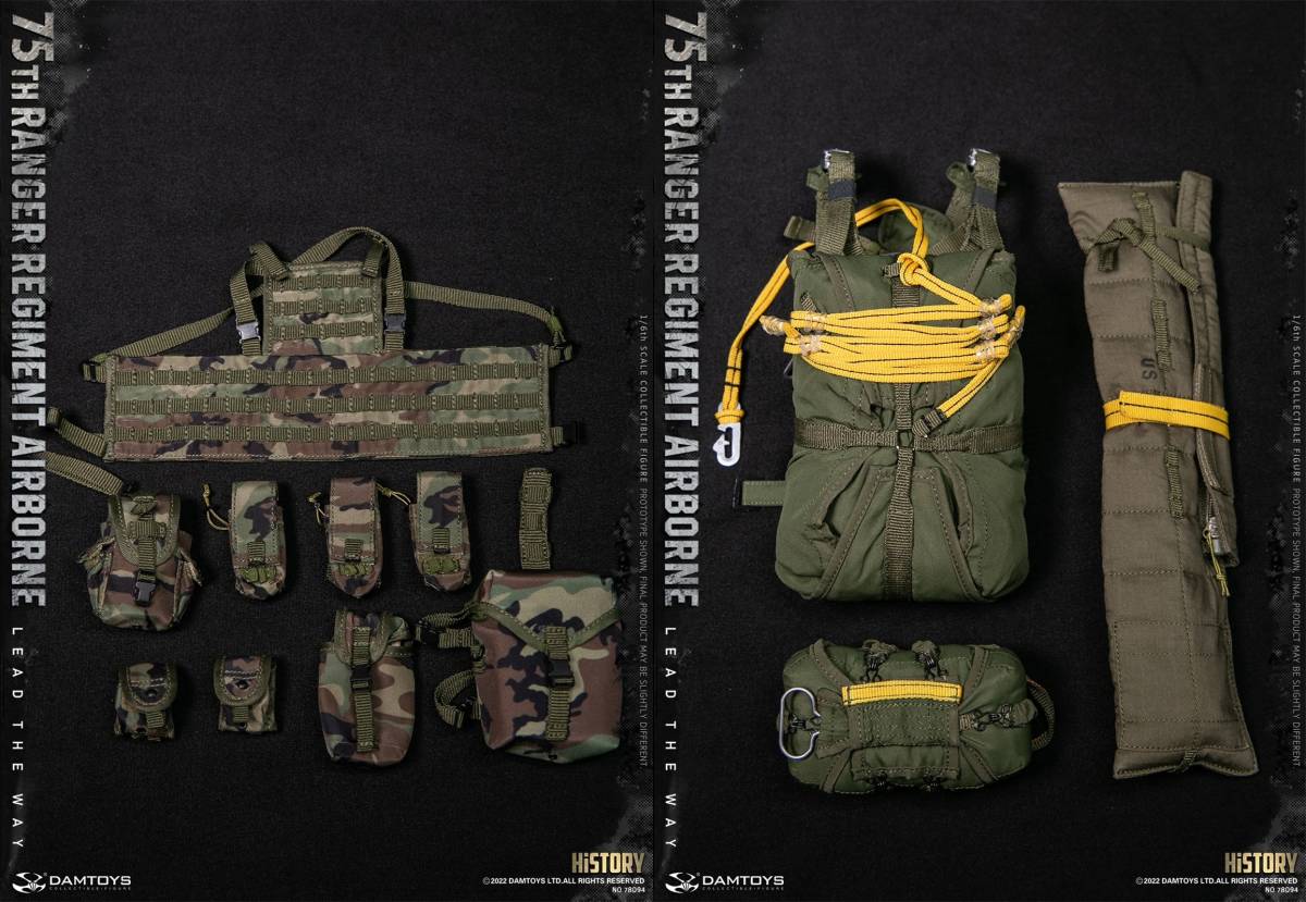 DAMTOYS 1/6 US陸軍 第75レンジャー連隊 エアボーン 未開封新品 78094