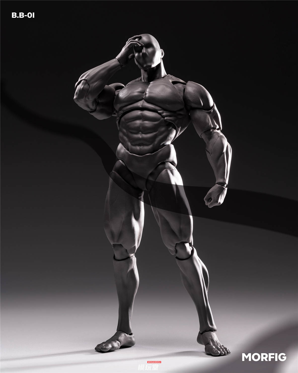 予約 MORFIG / INART 1/12 男性 超可動 素体 B.B-01 Male highly