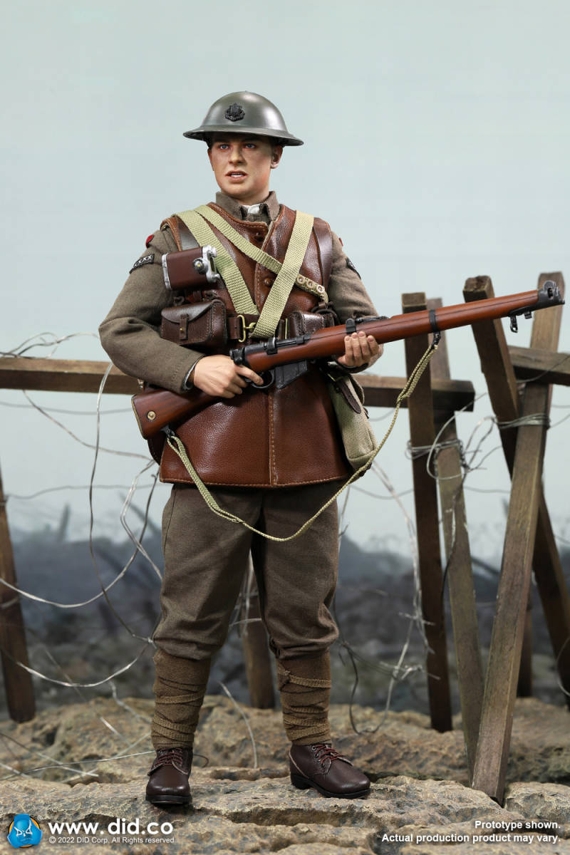 1/6 サイズ ミリタリー フィギュア 銃 兵士 第一次世界大戦 歴史 did DID 1/6 WW1 英軍歩兵 トム 未開封新品 B11013 アクションフィギュア