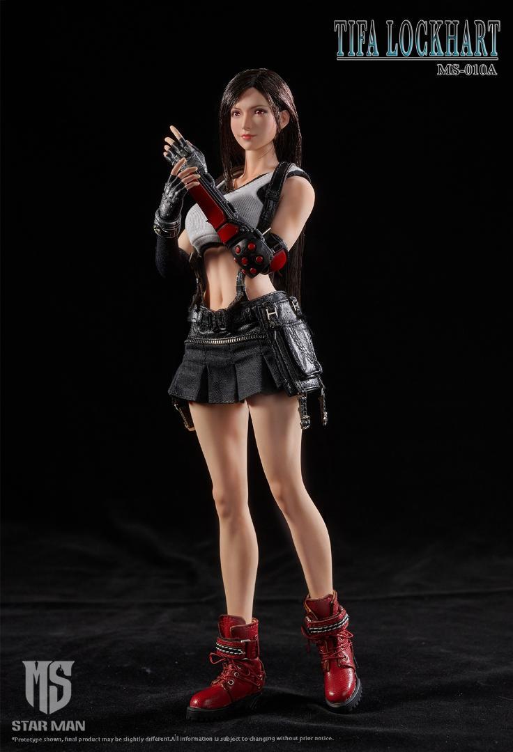 【美品、開封品】STAR MAN 1/6 ティファ MS-010A STAR MAN 1/6 ティファ ホワイトタンクトップ と ブラック