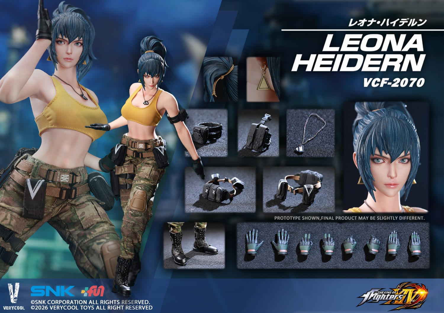 予約 VERYCOOL 1/6 SNK 『THE KING OF FIGHTERS XIV』 レオナ
