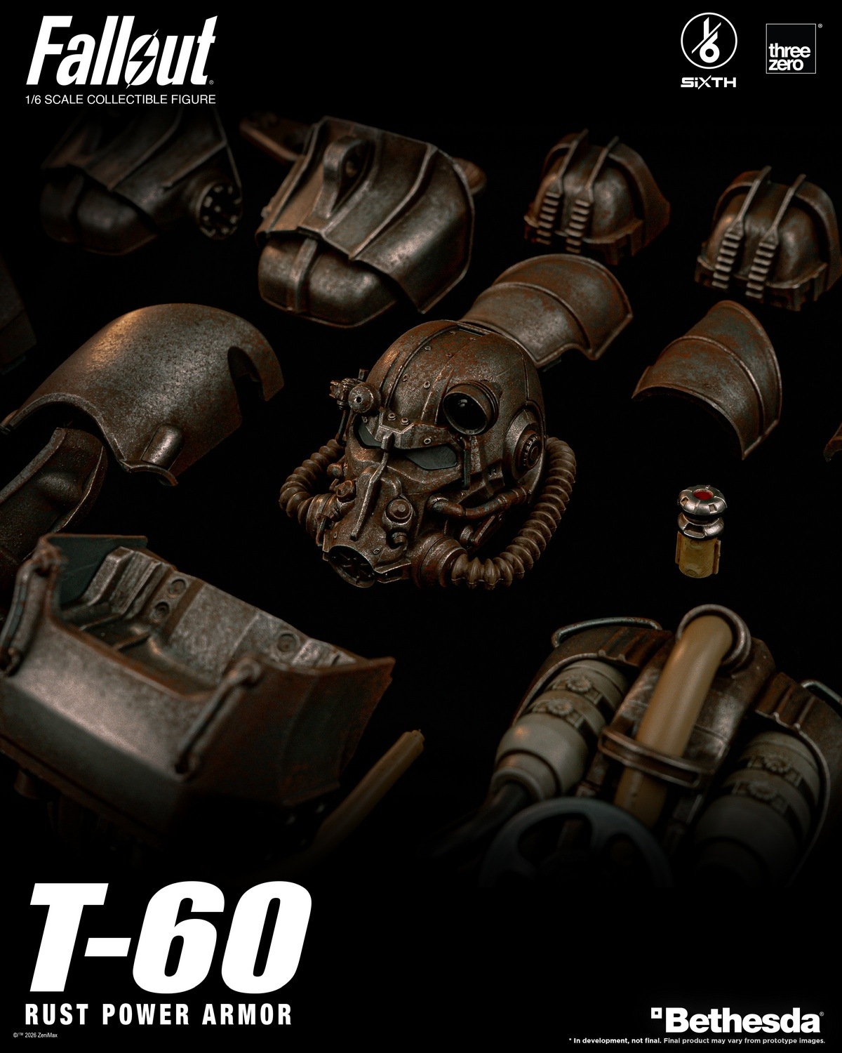 予約 threezero 1/6 『フォールアウト』 T-60 ラストパワーアーマー
