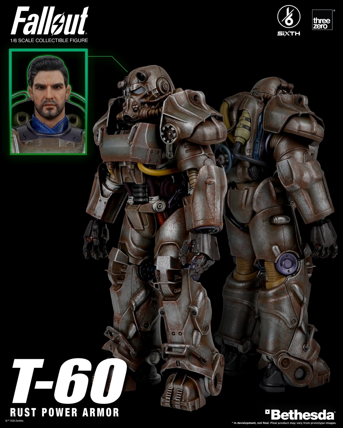 予約 threezero 1/6 『フォールアウト』 T-60 ラストパワーアーマー