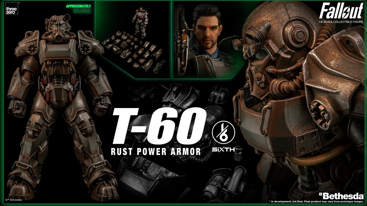 予約 threezero 1/6 『フォールアウト』 T-60 ラストパワーアーマー