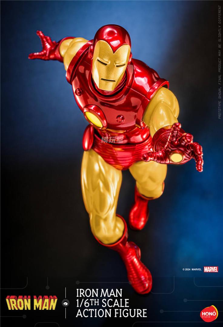 【新品・未開封】Hono Toys アイアンマン 1/6スケール炎スタジオ 炎スタジオ】『マーベル・コミック』1/6スケールフィギュア アイアン