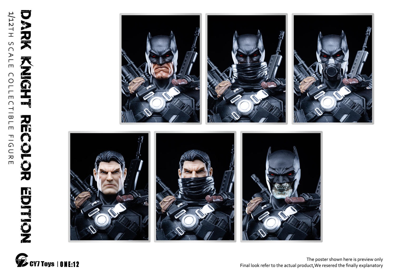 CY7 TOYS 1/12 ダーク ナイト 予約特典付き バットマン 予約 CY7-TOYS 1/12 ダークナイト 限定版 予約特典付き The Dark