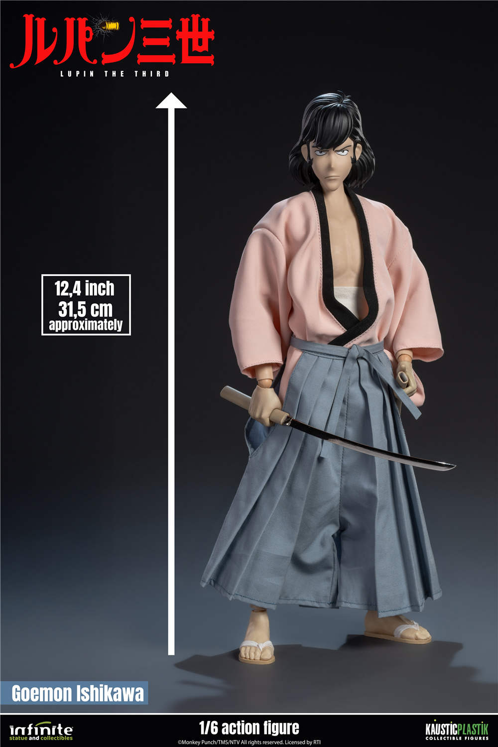 予約 Infinite statue x Kaustic Plastik 1/6 『ルパン三世 イタリアン