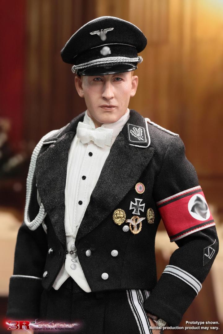 3R 1/6 WW2 ドイツ SS ラインハルト・ハイドリヒ 黒礼装版 GM657