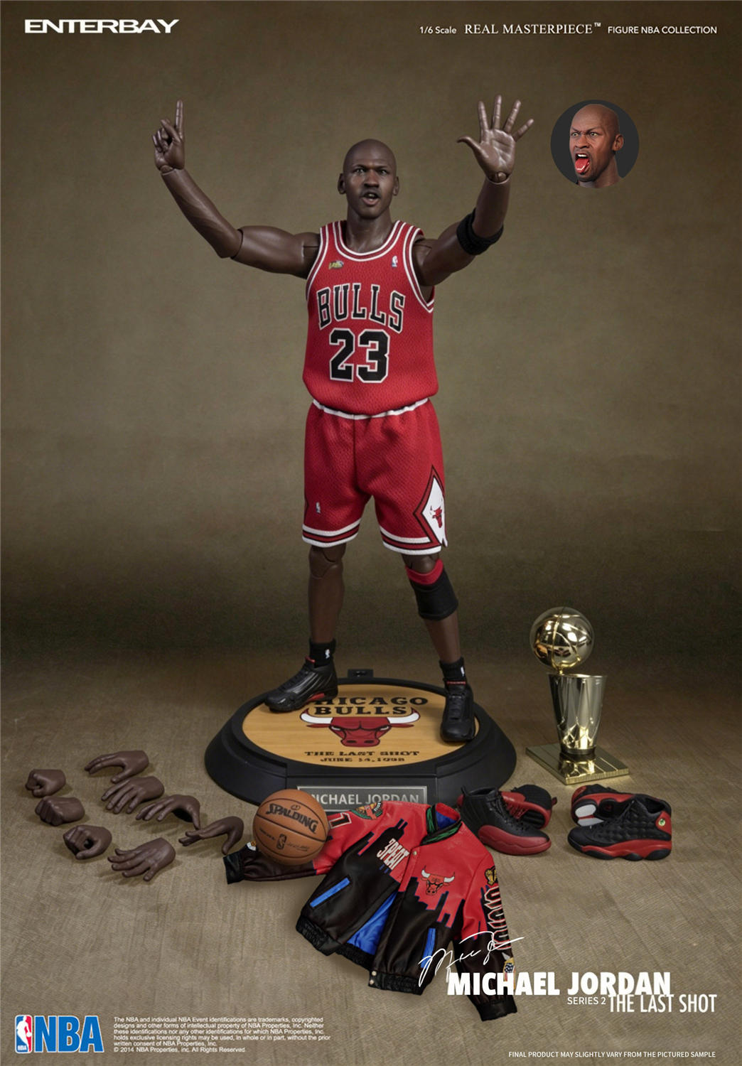 予約 ENTERBAY 1/6 NBAシリーズ マイケル・ジョーダン ザ・ラスト