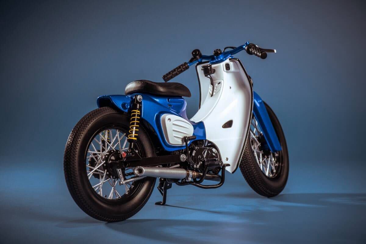 trickyMan12 1/6 ホンダ カブ スーパーカブ Blue.Ver 未開封新品 Super