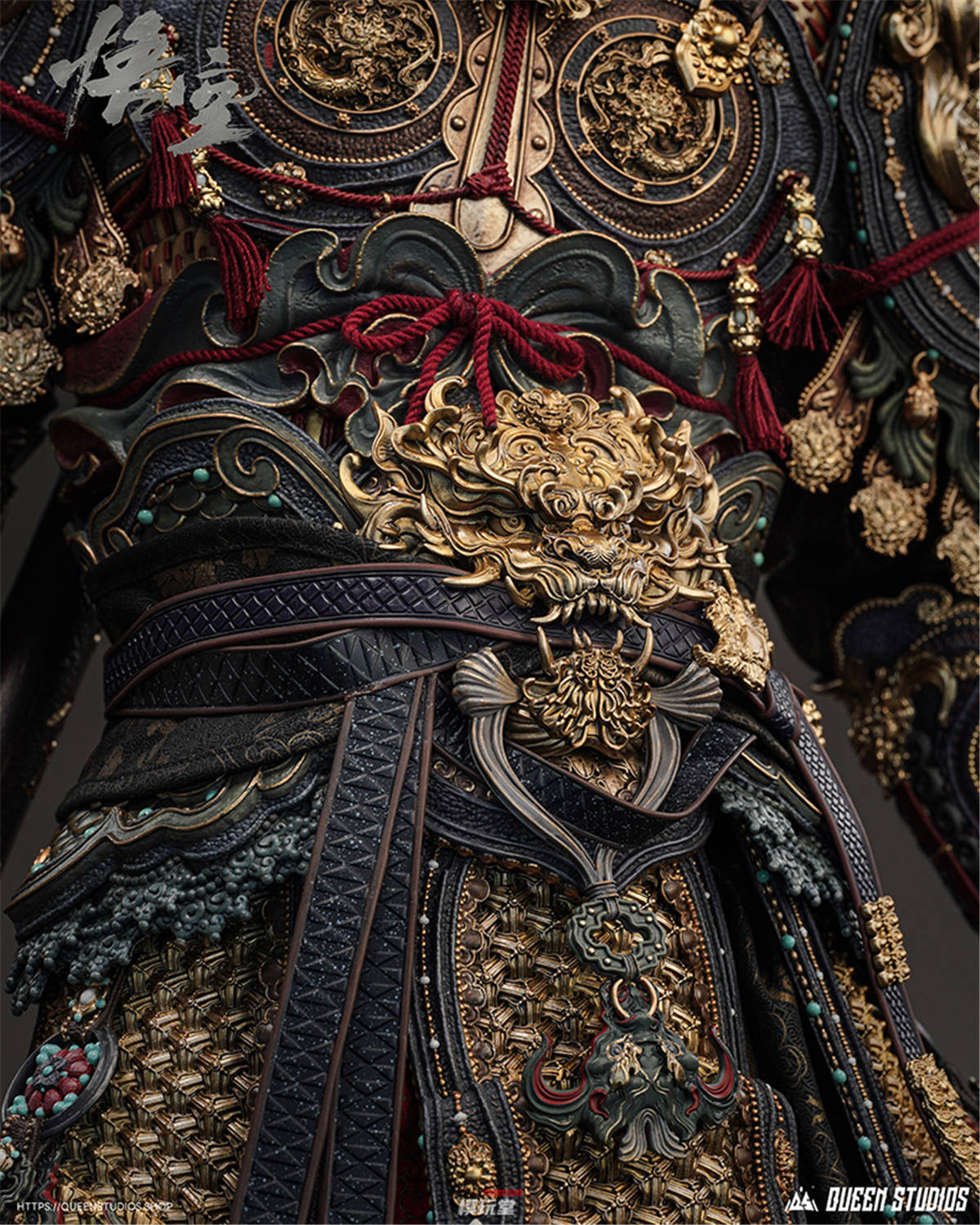 予約 Queen Studios 1/3 『黒神話: 悟空』 天命人 ゴールドアーマー