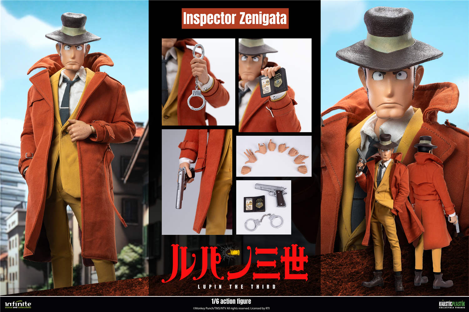 予約 Infinite statue x Kaustic Plastik 1/6 『ルパン三世 イタリアン