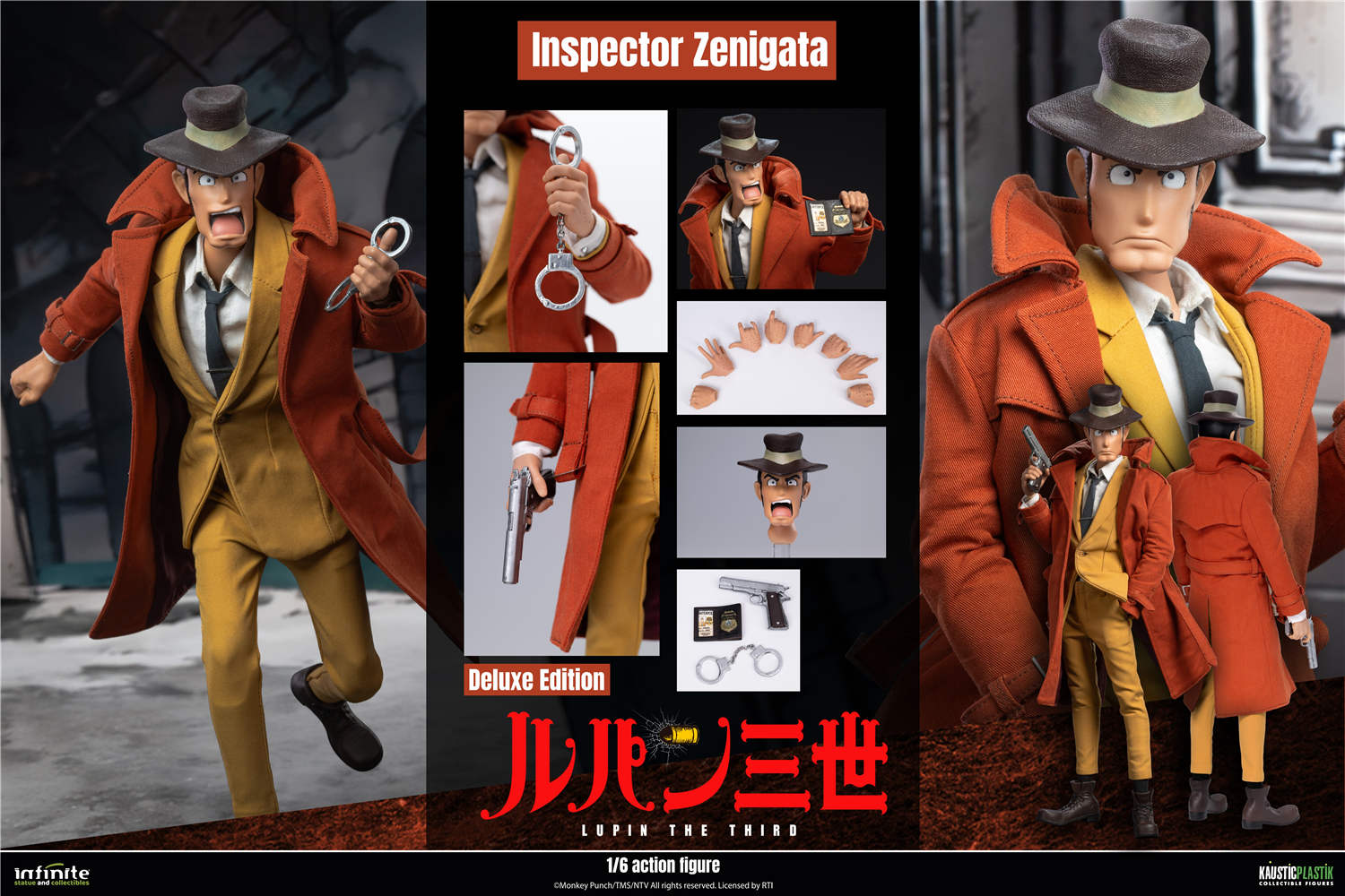 予約 Infinite statue x Kaustic Plastik 1/6 『ルパン三世 イタリアン