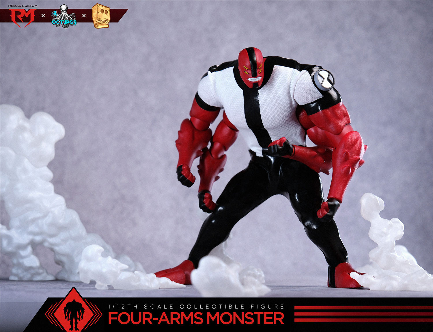 予約 Remad Custom x Octopus toy x Toy mask 1/12 フォーアームズ 