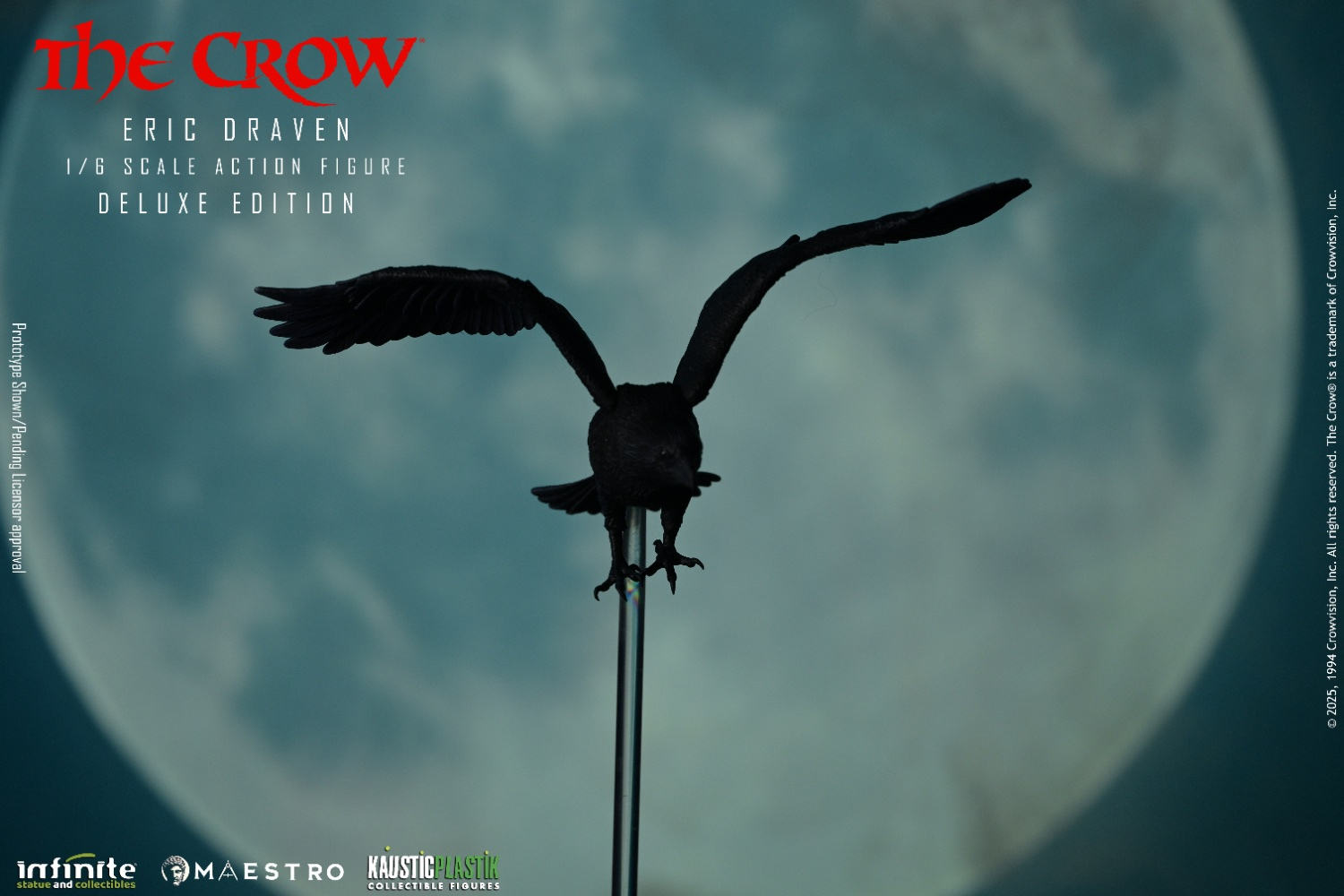 予約 Infinite statue x Kaustic Plastik 1/6 『クロウ 飛翔伝説
