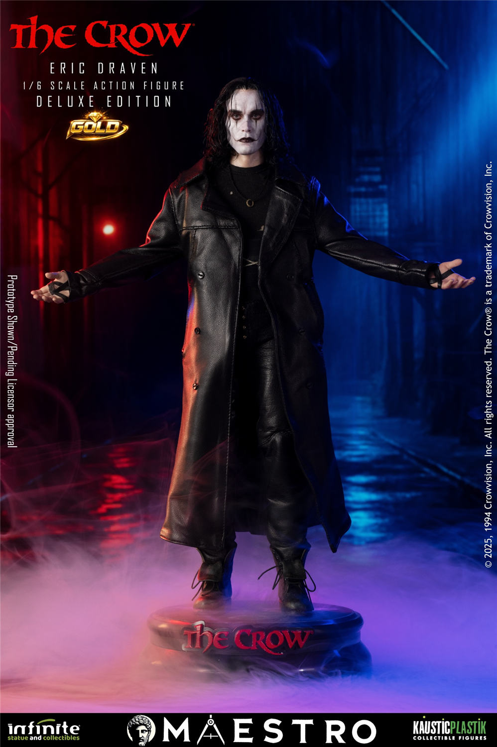 予約 Infinite statue x Kaustic Plastik 1/6 『クロウ 飛翔伝説