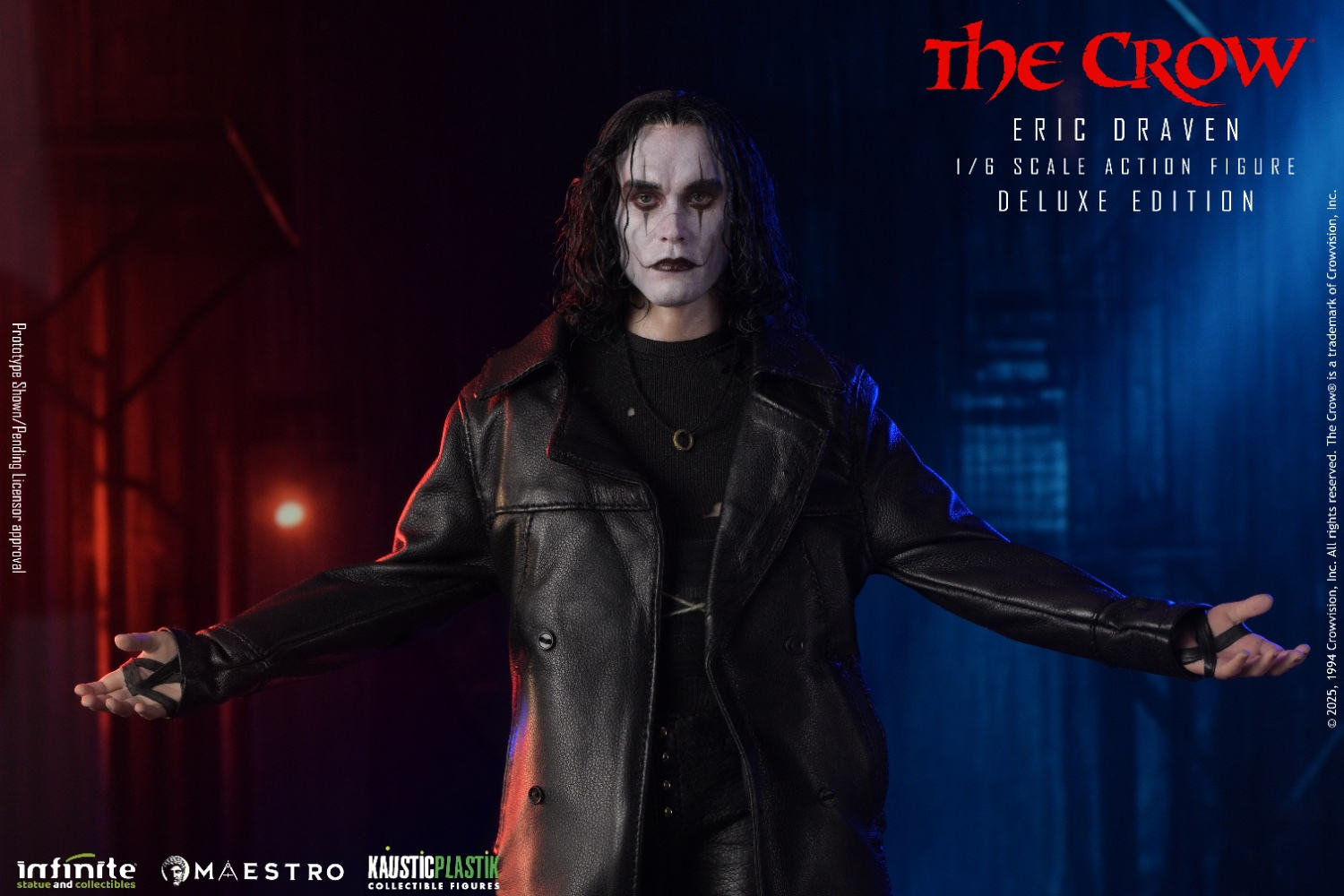 予約 Infinite statue x Kaustic Plastik 1/6 『クロウ 飛翔伝説