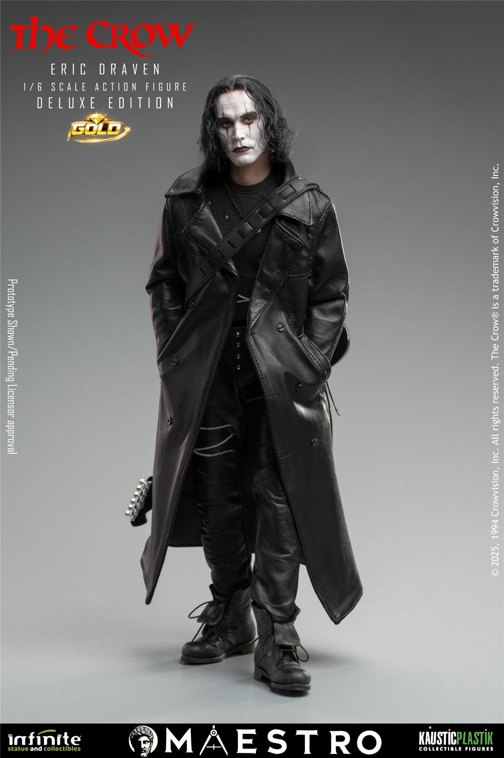 予約 Infinite statue x Kaustic Plastik 1/6 『クロウ 飛翔伝説