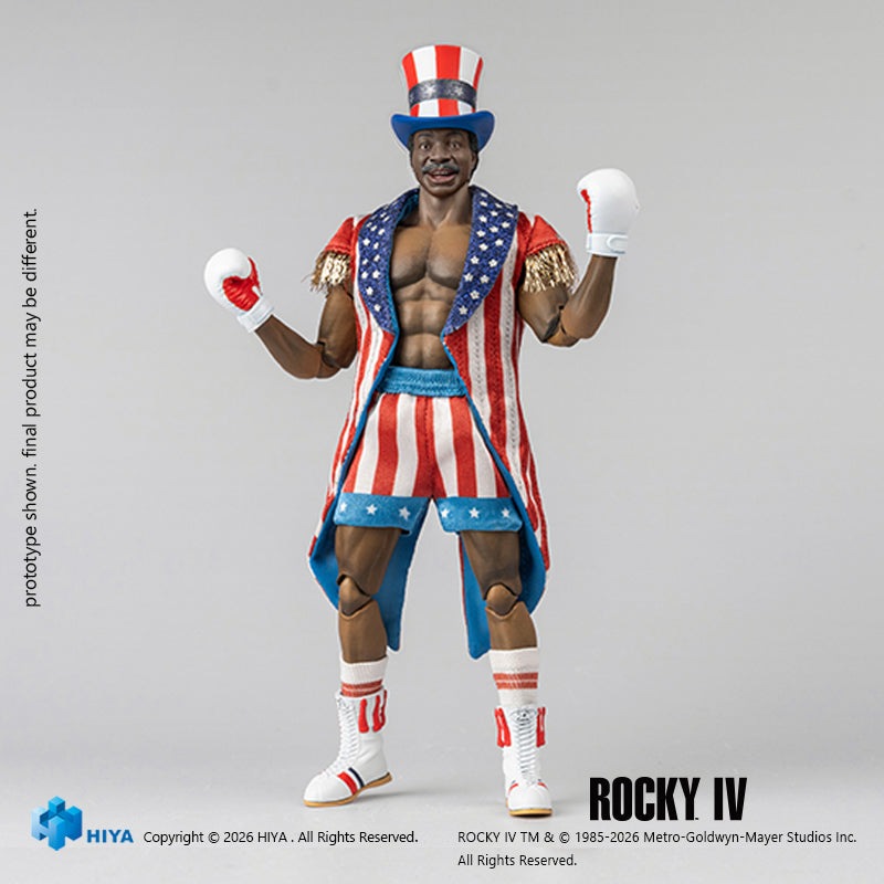 予約 HIYA 1/12 『ロッキー4/炎の友情』 アポロ・クリード ESR0233 予約 HIYA 1/12 『ロッキー4/炎の友情』 アポロ・クリード ESR0233