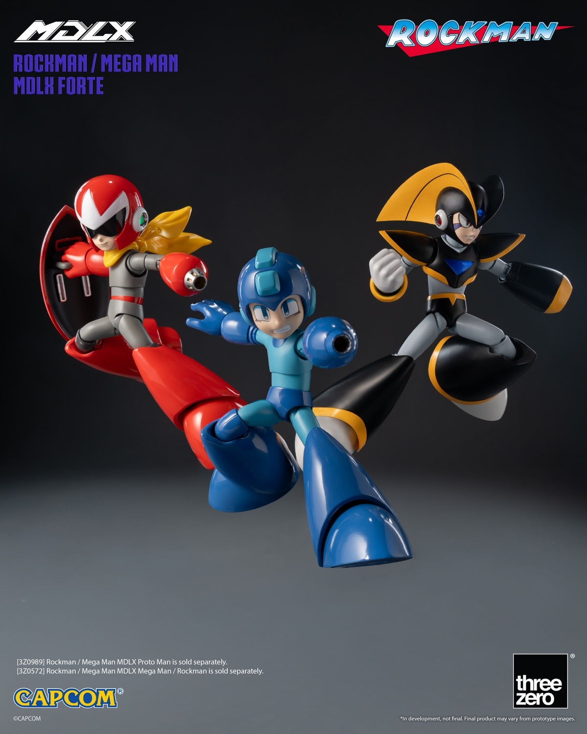 予約 threezero MDLX 『ロックマン』 フォルテ 3Z0990 Mega Man