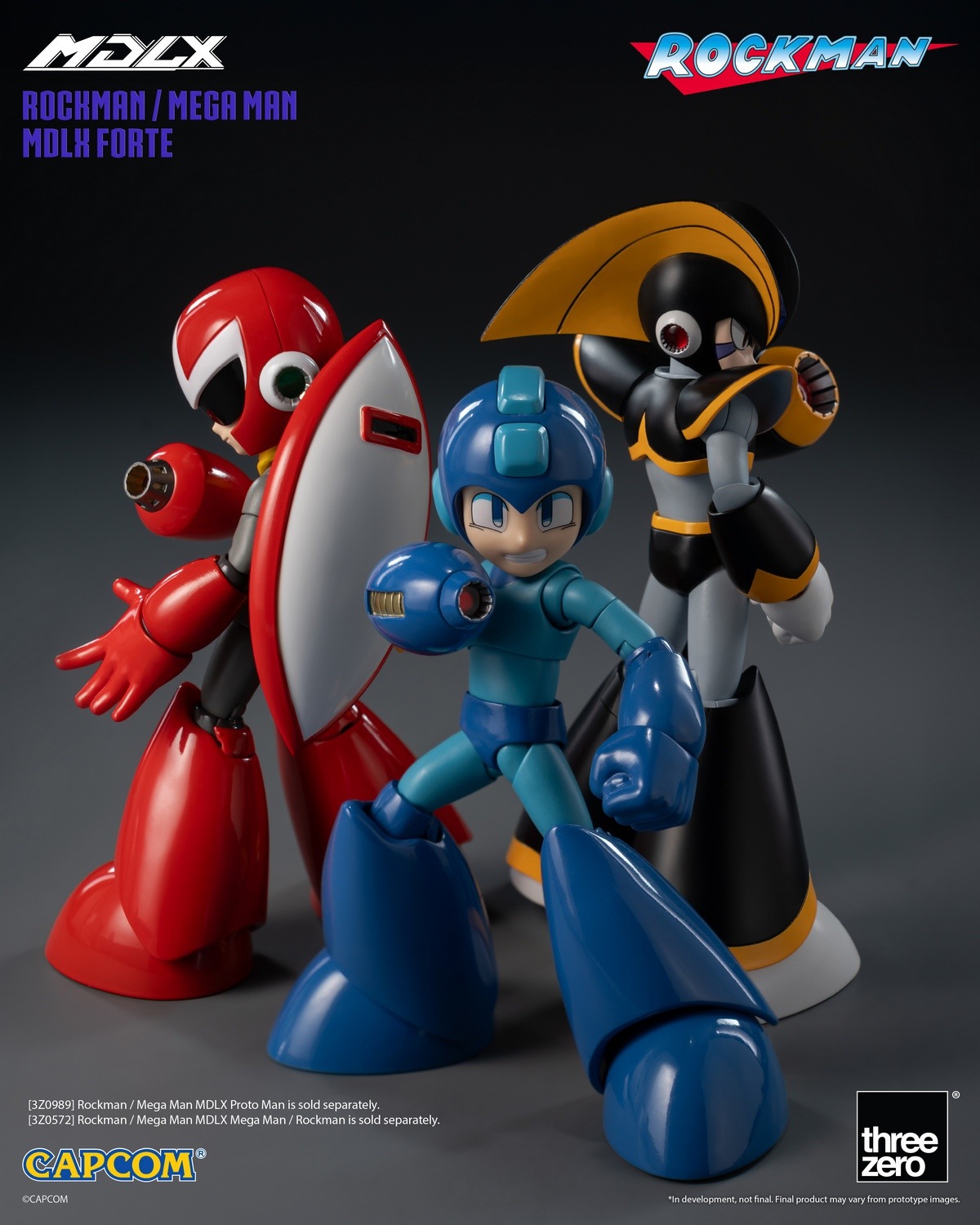 予約 threezero MDLX 『ロックマン』 フォルテ 3Z0990 Mega Man