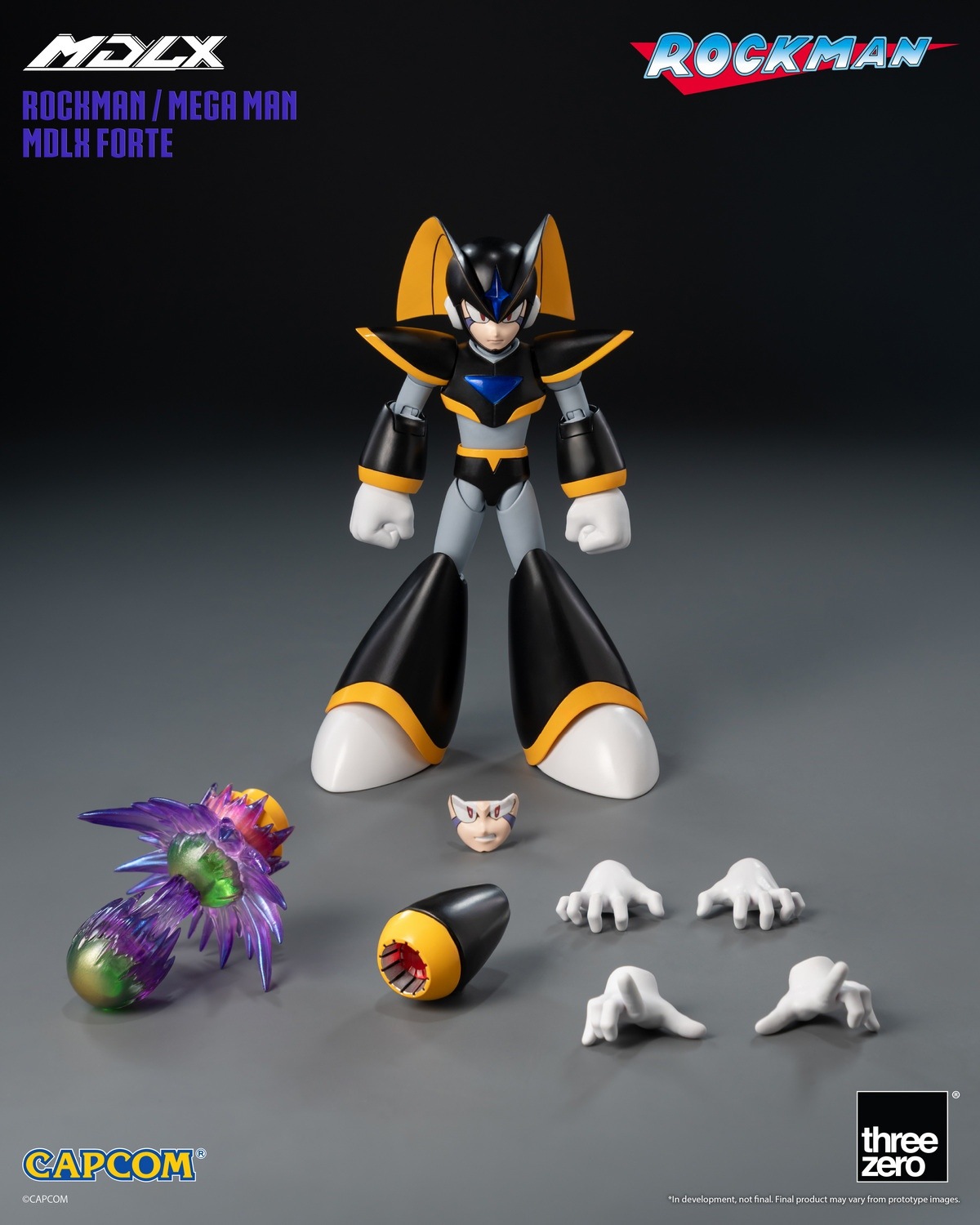 予約 threezero MDLX 『ロックマン』 フォルテ 3Z0990 Mega Man