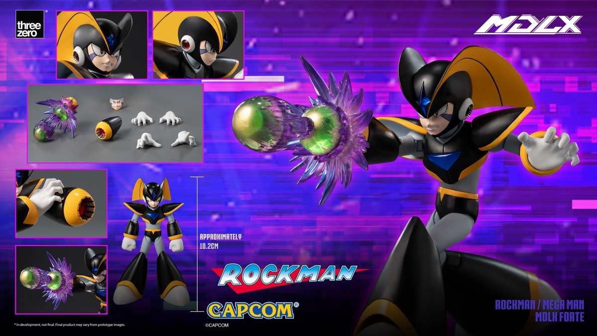 予約 threezero MDLX 『ロックマン』 フォルテ 3Z0990 Mega Man
