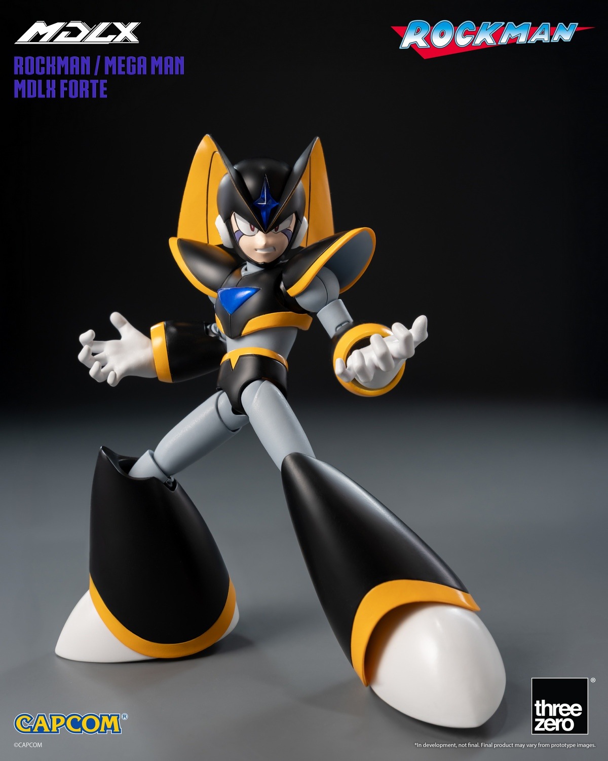 ロックマンアンドフォルテ　オリジナルフィギュア 予約 threezero MDLX 『ロックマン』 フォルテ 3Z0990 Mega Man