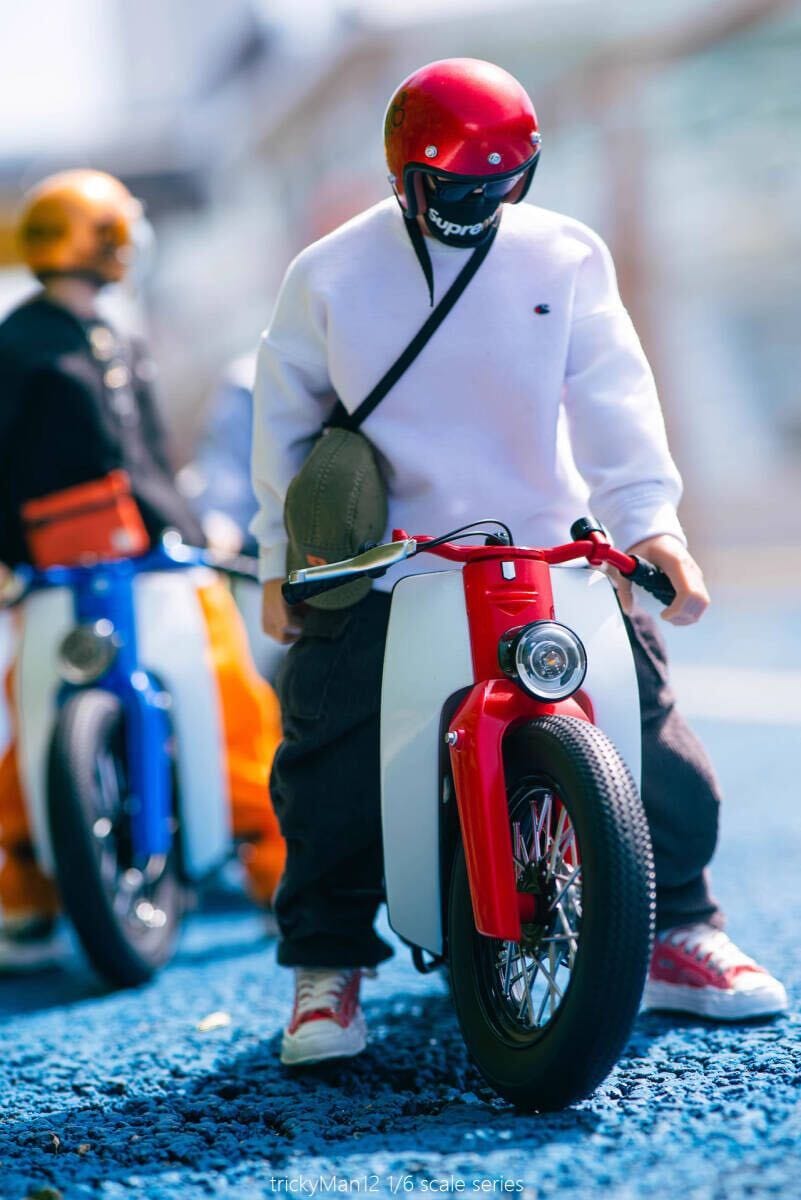 trickyMan12 1/6 ホンダ カブ スーパーカブ Red.Ver 未開封新品 Super