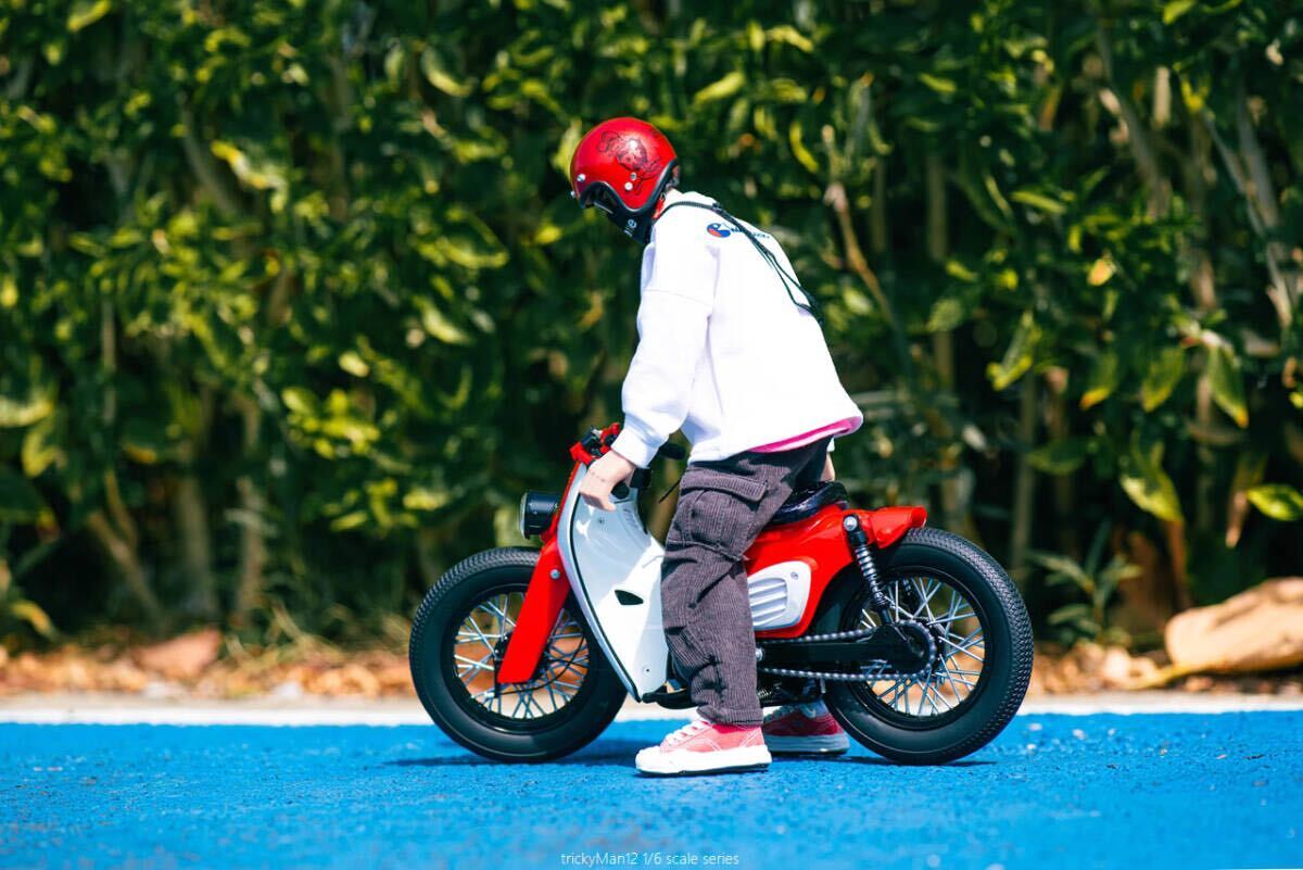 trickyMan12 1/6 ホンダ カブ スーパーカブ Red.Ver 未開封新品 Super