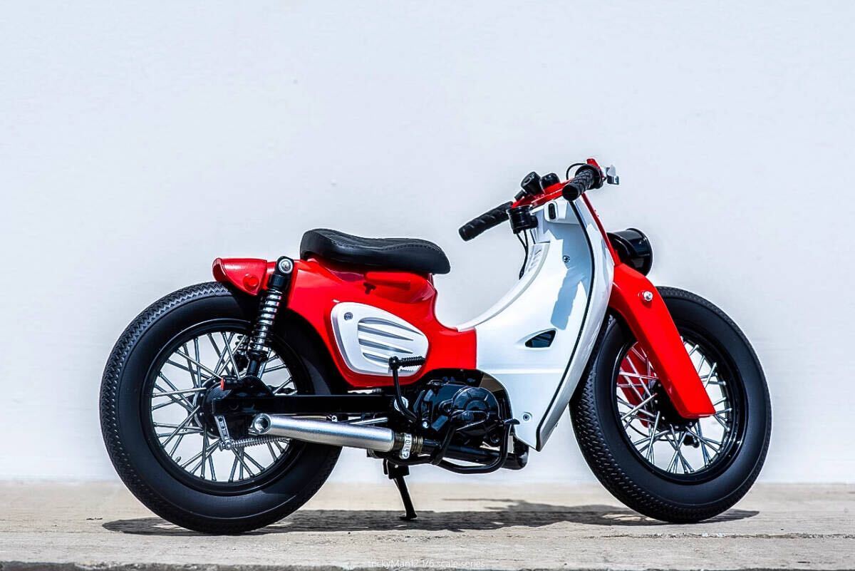trickyMan12 1/6 ホンダ カブ スーパーカブ Red.Ver 未開封新品 Super