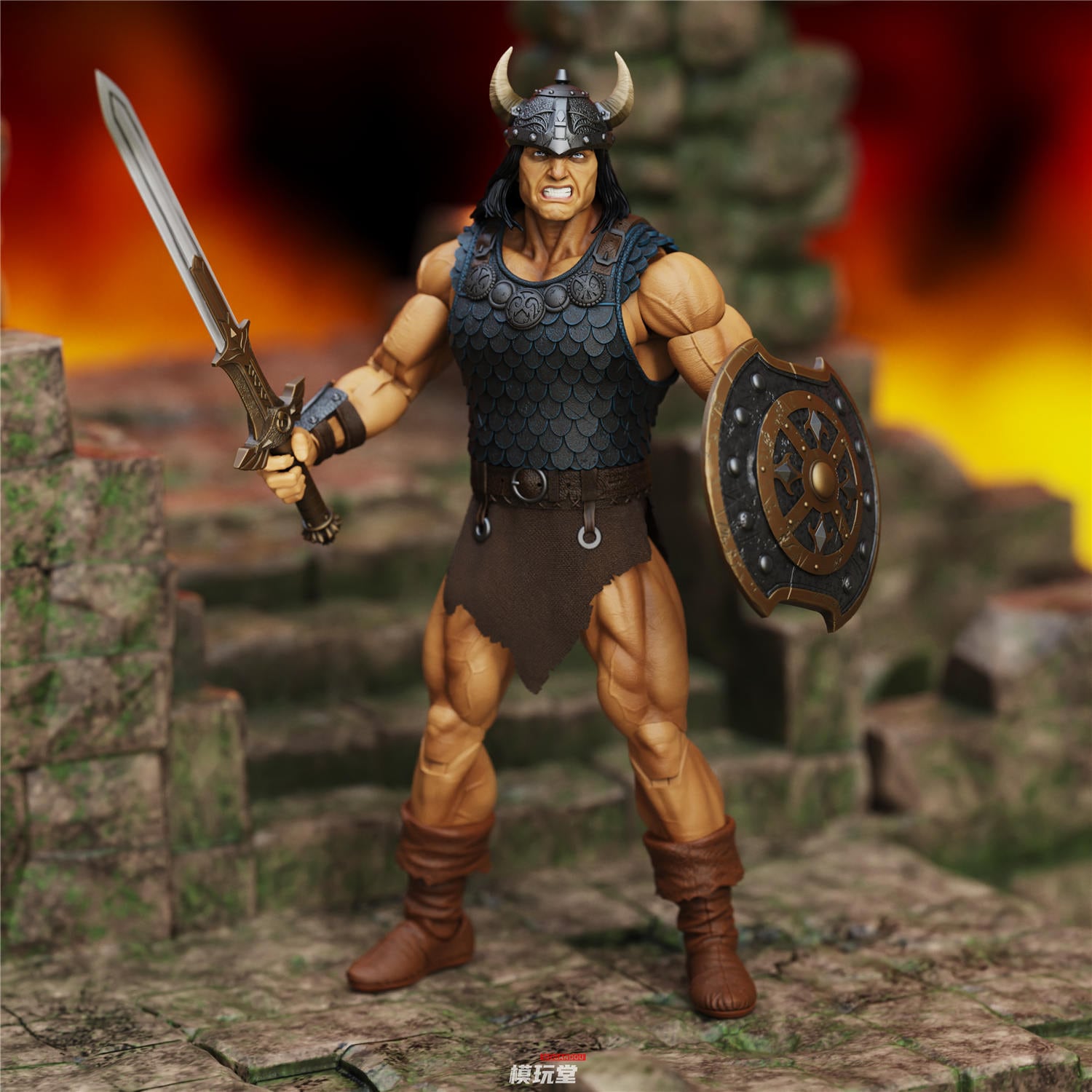 予約 Boss Fight Studio 1/12 エピック H.A.C.K.S. コナン｜コナン：黒