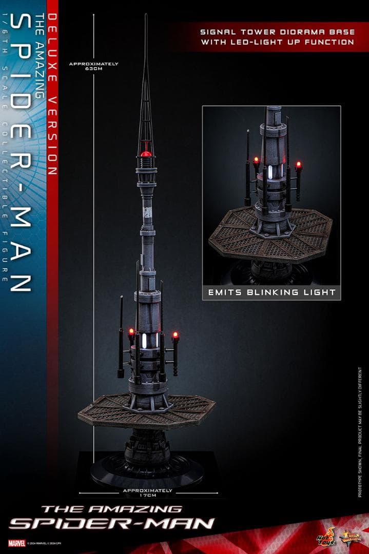 ホットトイズ 1/6 アメイジング・スパイダーマン 2.0 デラックス版