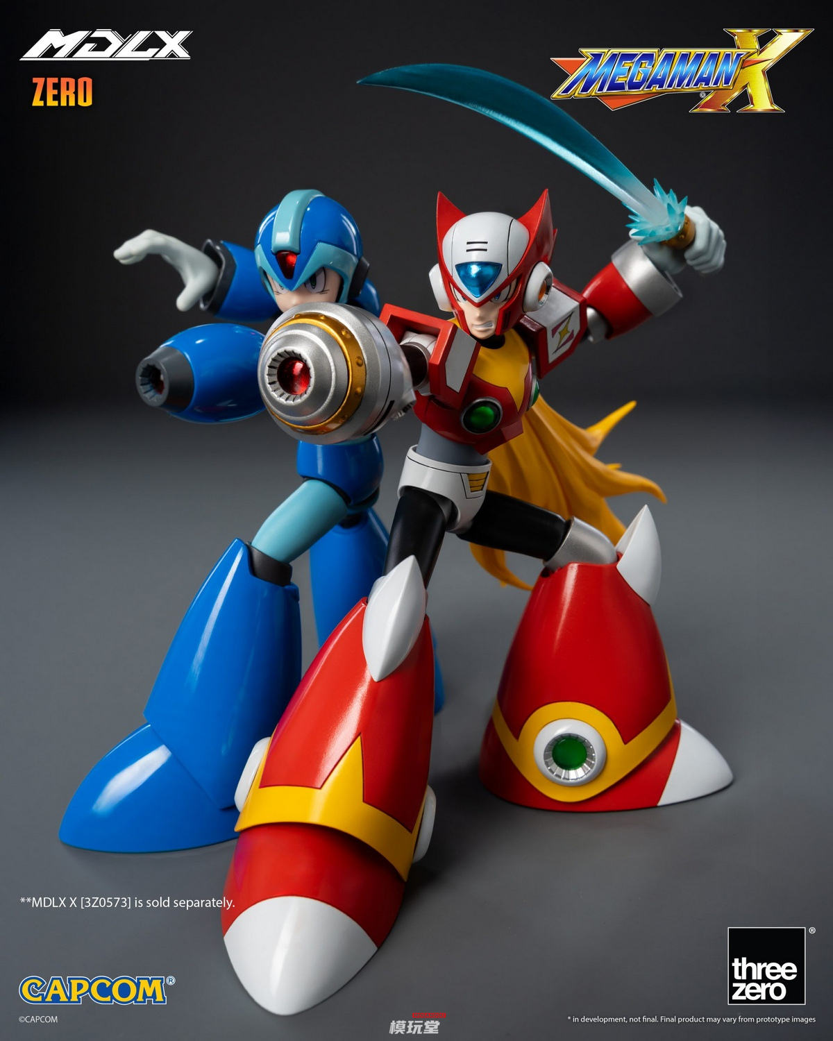 予約 threezero MDLX 『ロックマン X』 ゼロ 3Z0574 Rockman X / Mega
