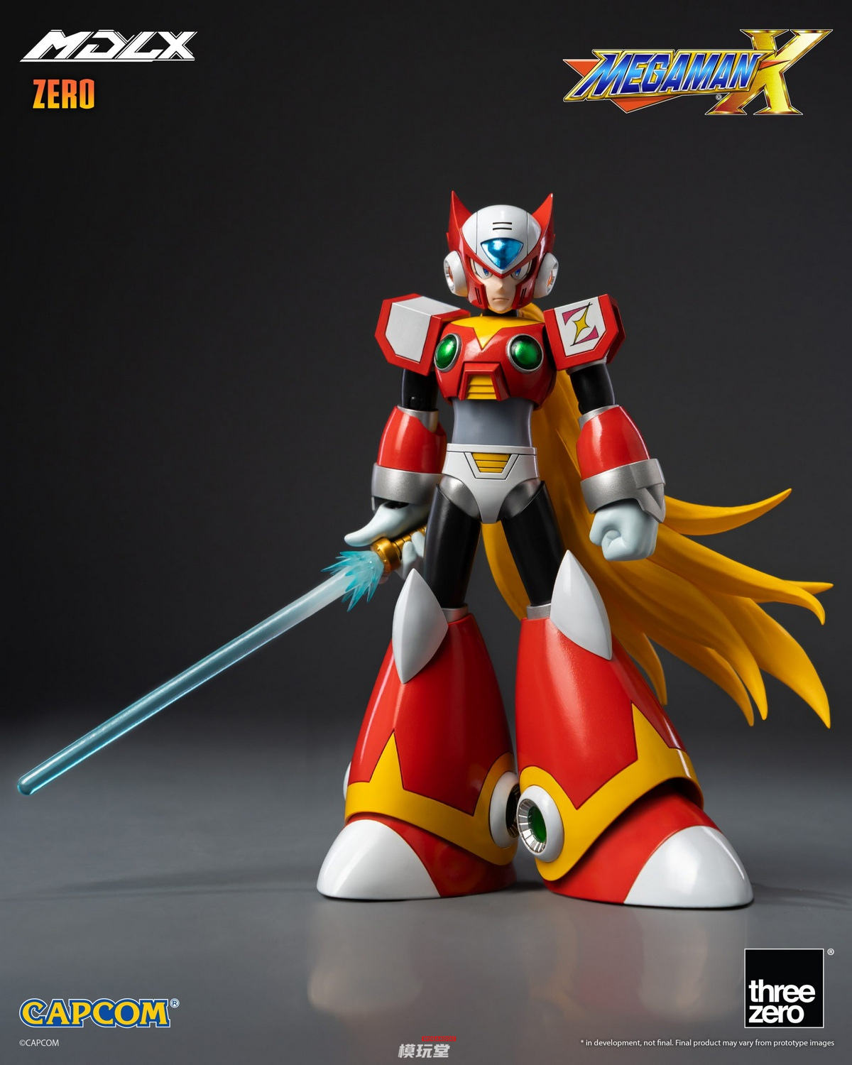予約 threezero MDLX 『ロックマン X』 ゼロ 3Z0574 Rockman X / Mega