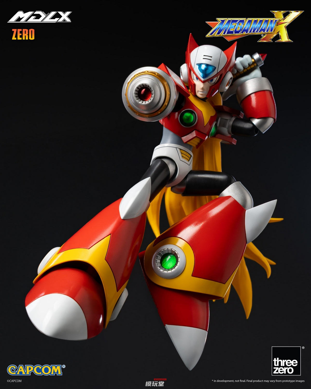 予約 threezero MDLX 『ロックマン X』 ゼロ 3Z0574 Rockman X / Mega