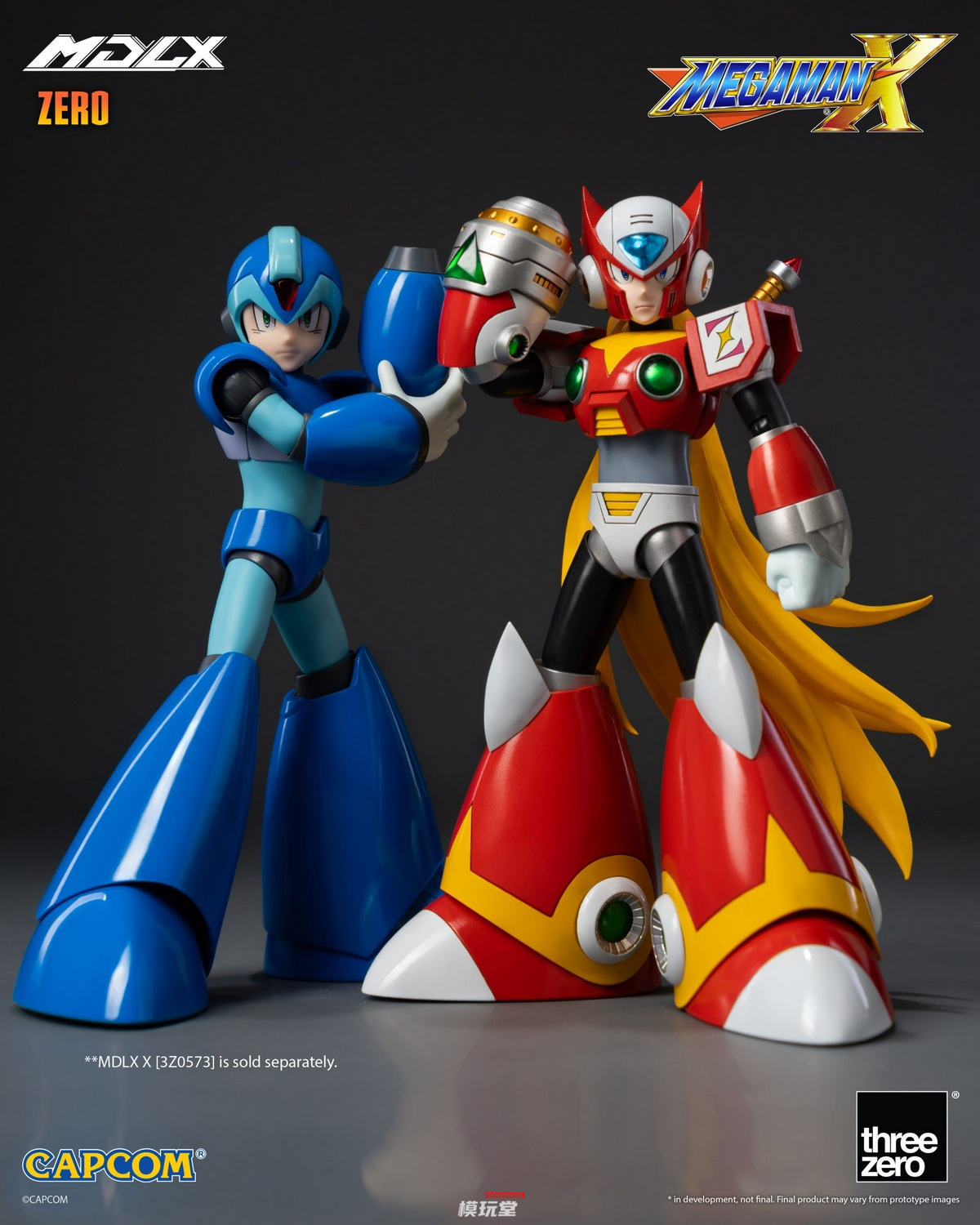 予約 threezero MDLX 『ロックマン X』 ゼロ 3Z0574 Rockman X / Mega