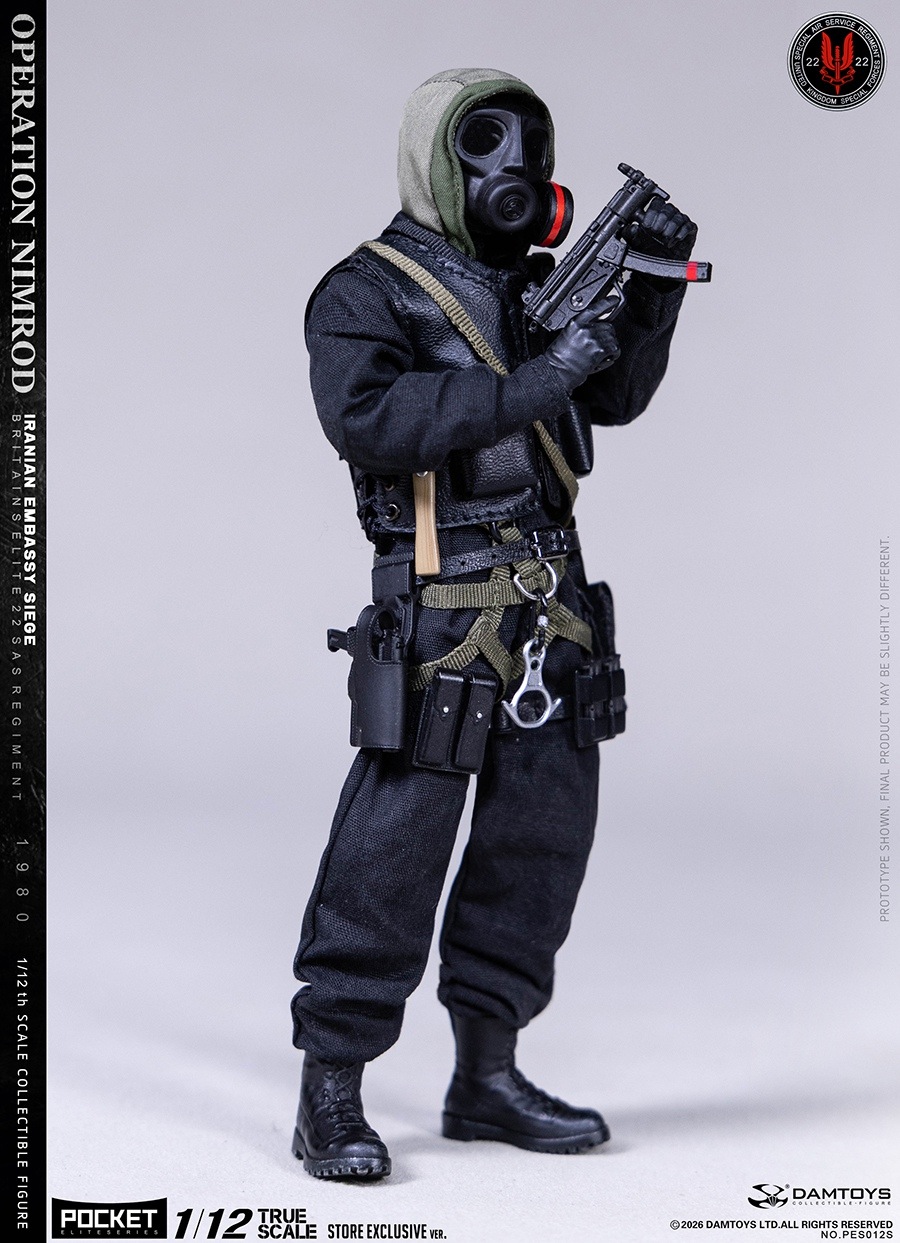 予約 DAMTOYS 1/12 オペレーション・ニムロッド 1980 イラン大使館占拠