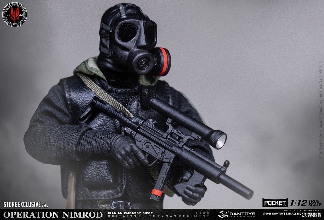 予約 DAMTOYS 1/12 オペレーション・ニムロッド 1980 イラン大使館占拠