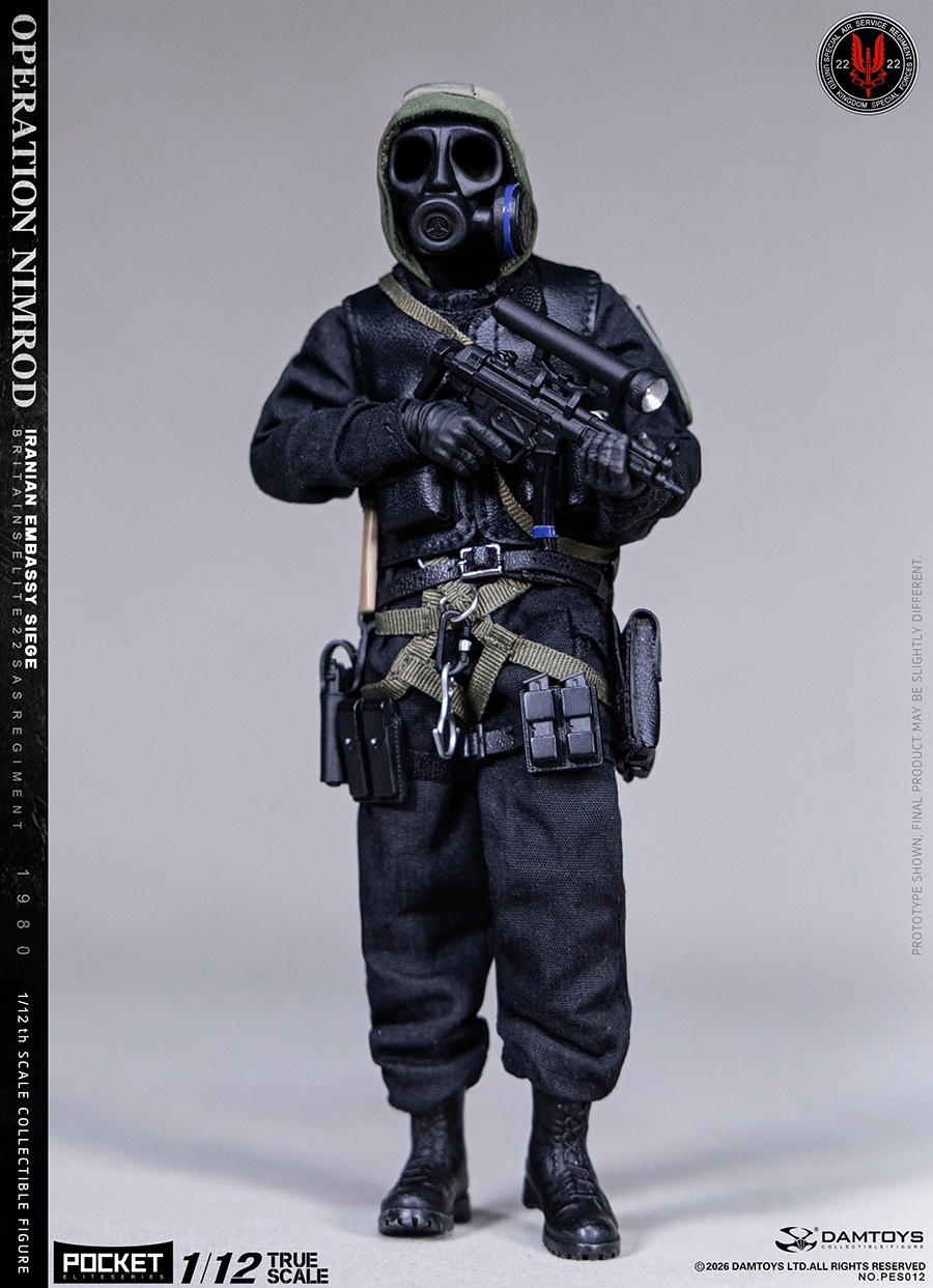 予約 DAMTOYS 1/12 オペレーション・ニムロッド 1980 イラン大使館占拠