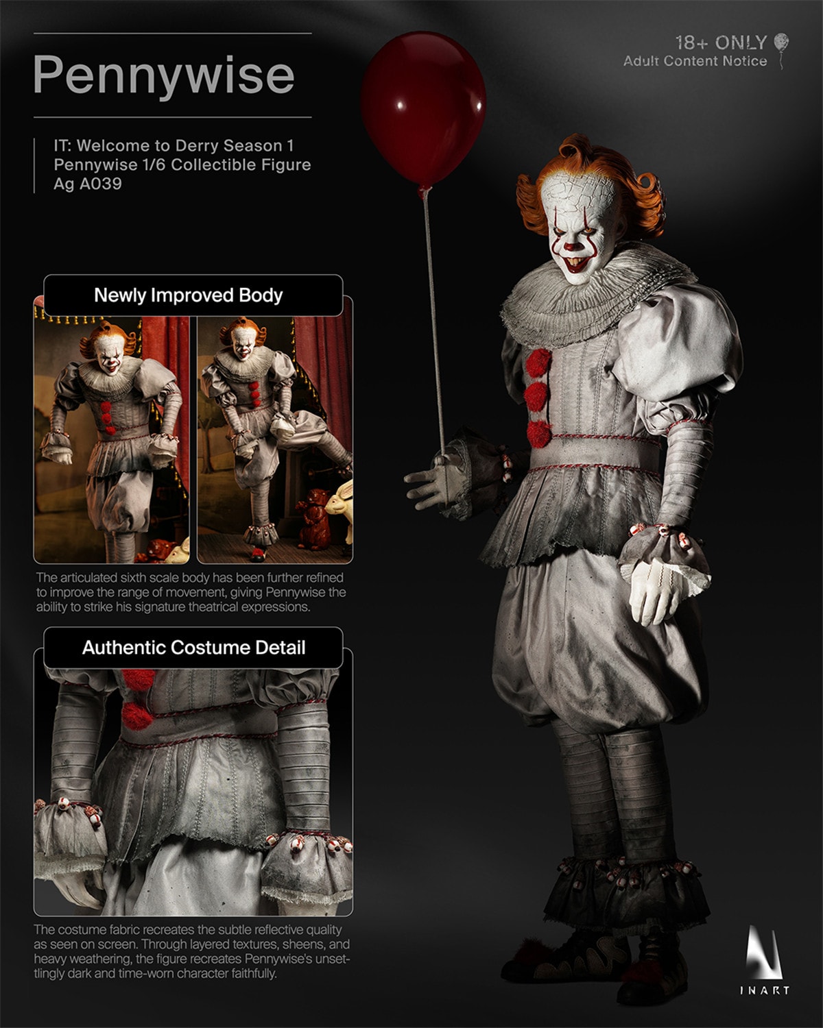 予約 INART 1/6 『IT／イット ウェルカム・トゥ・デリー 』 シーズン1