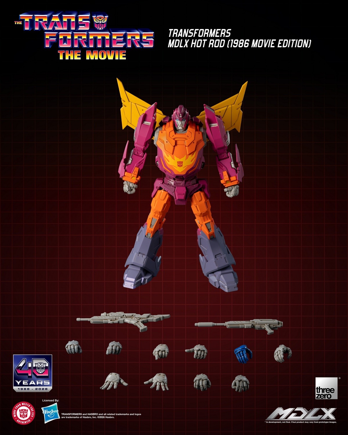 予約 threezero MDLX 『トランスフォーマー』 ホットロッド