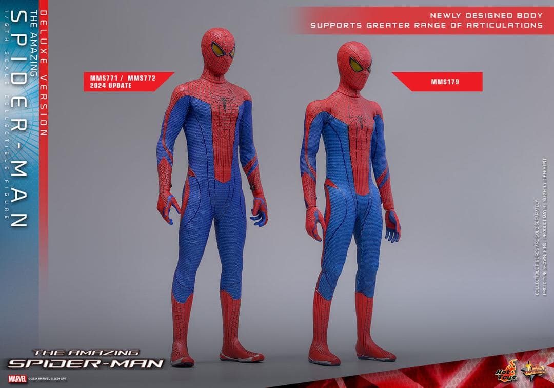 ホットトイズ 1/6 アメイジング・スパイダーマン 2.0 デラックス版