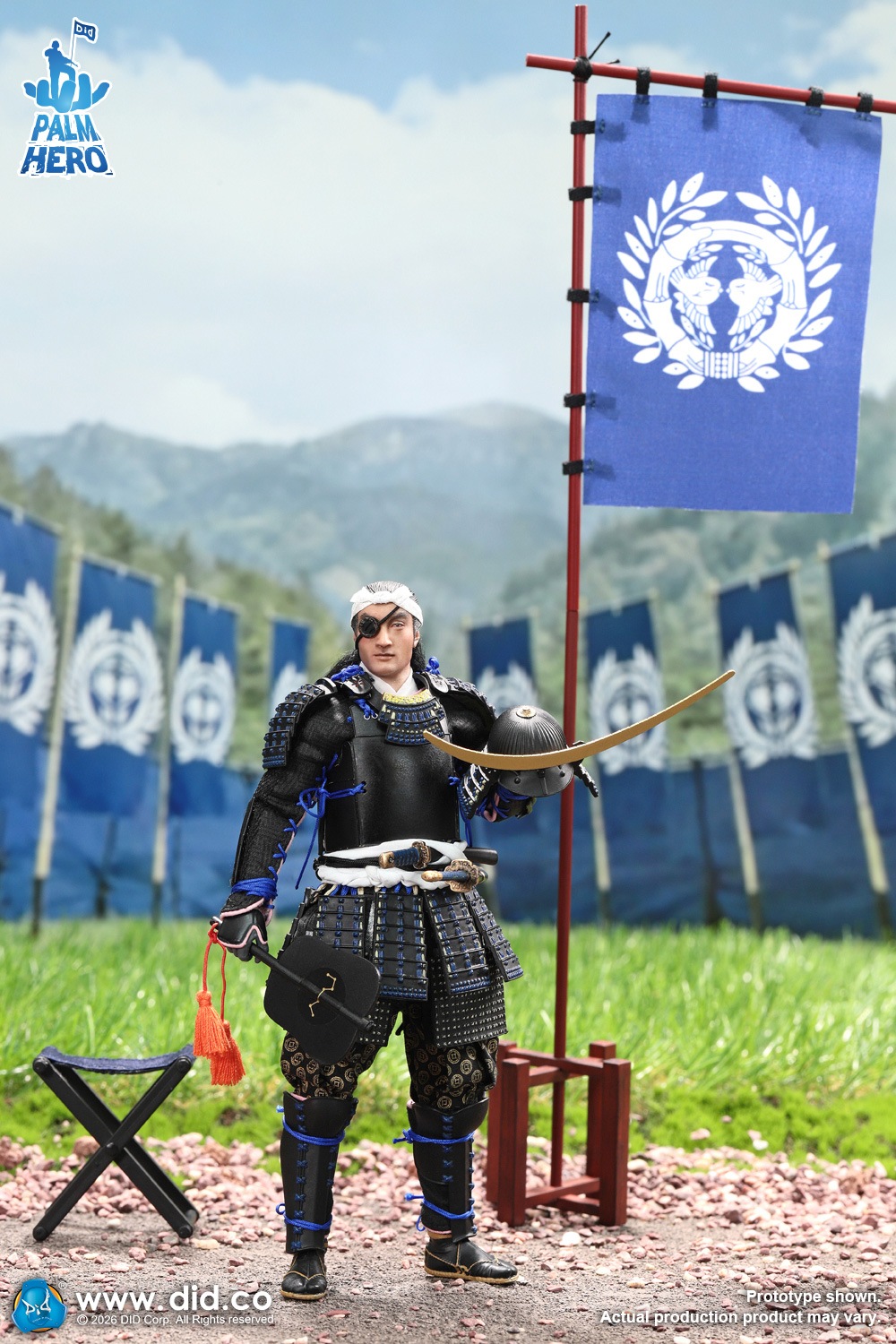 予約 DID 1/12 『戦国の英雄』シリーズ 第4弾 伊達政宗 XJ80030 Palm